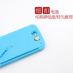 เครื่องคิดเลขแบบพลิก Jiayi KK105B 10 หลัก ฟังก์ชั่นวิทยาศาสตร์ เครื่องคิดเลขสำหรับนักเรียนสอบ ขนาด 15 ซม. x 7 ซม. สีฟ้า - Product Image 2