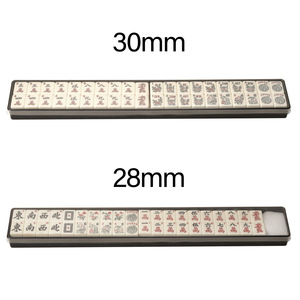 Custom Made Mahjong Tiles Melamine Handmade White Ivory Color For Chess Card <b>Entertainment</b> Sets MJ 823 - Product Image 5