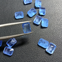 YZ pierre précieuse en vrac stock en vrac émeraude fanta bleu paraiba arc-en-ciel cristal naturel bijoux en pierre de fusion synthétique