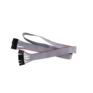 Câble plat 2.54mm connecteur de boîtier DuPont inverse 14Pin assemblage de câble plat gris - Product Image 4