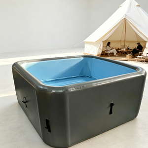 Outdoor Round Drop Stitch Inflatable <strong>Pool</strong> Custom Size Portable Luxury Garden Inflatable Swimming <strong>Pool</strong> for Home Villa - Product Image 2