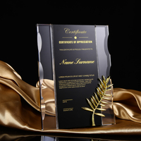 Trophée en cristal gravé sur mesure, plaque d'honneur, médaille de récompense, prix, pavillon Jingpin, style sportif écologique pour les occasions de Noël