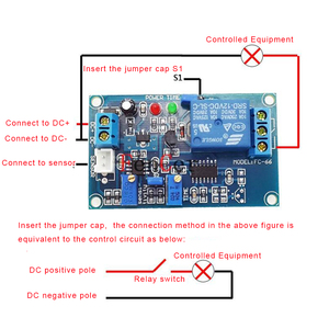 DC 5V 12V 24V photocar röle modülü kurulu işık parlaklık sensörü zamanlayıcı algılama kontrol anahtarı On/Off araba için - Product Image 6