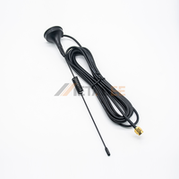 Antenne ISM 433 MHz à gain élevé 3dBi, connecteur SMA mâle, base magnétique robuste, câble RG174 omnidirectionnel