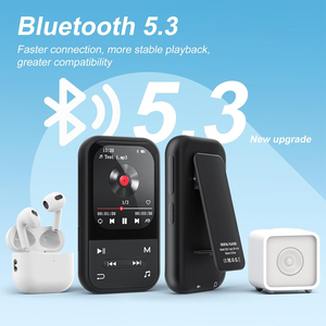 Portable Clip-On pour <span class=keywords><strong>Bluetooth</strong></span> Lecteur MP3 Radio FM <span class=keywords><strong>Enregistreur</strong></span> <span class=keywords><strong>Vocal</strong></span> pour Enfants Personnes Âgées Sports Utilisation OEM/ODM Usine FLAC Audio - Product Image 2