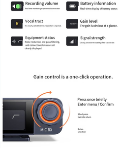 Micro ve áo không dây, micrô thu âm Hai <span class=keywords><strong>camera</strong></span> để quay <span class=keywords><strong>video</strong></span>, thiết bị chuyên nghiệp - Product Image 3