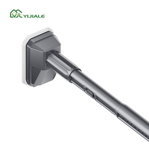 Tringles à rideaux robustes YIJIALE 800K, réglables en un clic, de 39,4 à 192,9 pouces (32 mm), antidérapantes, pour chambre à coucher - Product Image 1