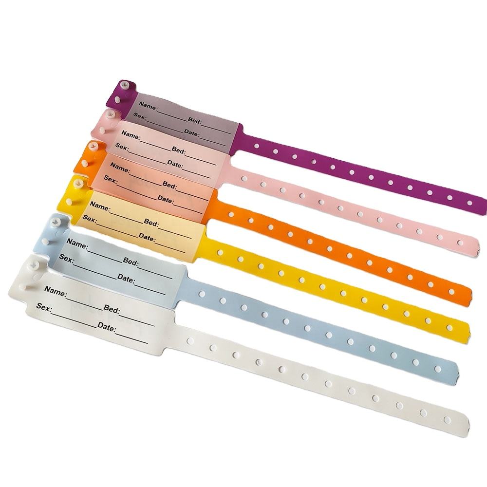 Patient Id Purple Wristband Hospital Identiplus Poly DNR Alert