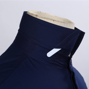 <span class=keywords><strong>Camisa</strong></span> de lujo <span class=keywords><strong>azul</strong></span> <span class=keywords><strong>marino</strong></span> <span class=keywords><strong>para</strong></span> hombre con puños franceses ropa formal de bambú <span class=keywords><strong>para</strong></span> hombre - Product Image 3