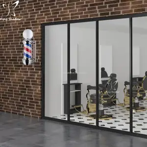 Schönheits salon Möbel bershop Ausrüstung Haars alon Stühle Metall Friseurs tuhl antiker Barbier-Stuhl für Herren