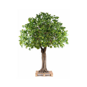 Árbol artificial elegante para decoración del hogar, uso en interiores, hojas realistas, material duradero, perfecto para sala de estar y dormitorio - Product Image 1