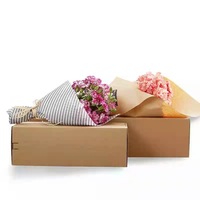 Offre Spéciale Pliable Ondulé Carton Fleurs Direct Usine Emballage Boîtes D'expédition