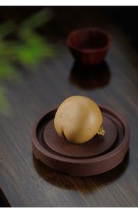 MSH Púrpura Arena Longevidad Melocotón Tetera Rana Té Adorno para mascotas Duan <span class=keywords><strong>Ni</strong></span> Juego de té pequeño - Product Image 6