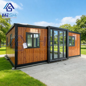 Casa Contenedor Prefabricada Expandible de 40/20 Pies, Independiente de la Red, con 1, 2, 3, 4 o 5 Dormitorios, Moderna, Móvil, Tipo Cabaña - Product Image 1