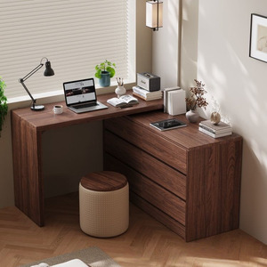 Table de toilette en bois massif de noyer noir de qualité supérieure en gros avec des bords arrondis, design sûr - Product Image 5