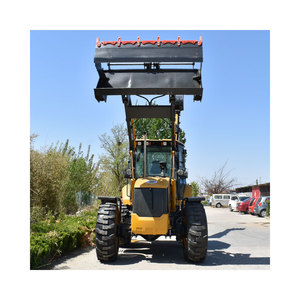 Professional Grade Backhoe Loader 4x4 with Reinforced <b>Frame</b> <b>Large</b> Work Area Smooth Control Industrial Use - Product Image 3