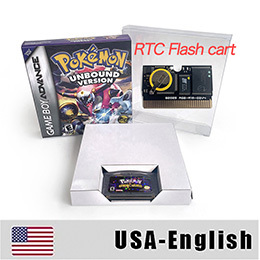 ตลับเกมส์ RTC Flash cart รุ่น USA แบบไม่ติดกล่อง สำหรับเครื่องเล่นเกม GBA ภาษาอังกฤษ พร้อมโปรแกรม Hack - Product Image 3