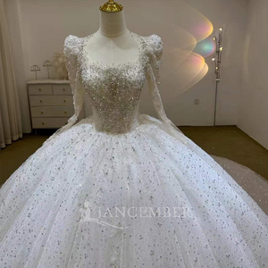 Magnifiques robes de mariée scintillantes, style princesse, robe de bal, taille plus, robes de mariée personnalisées Lsjj76 - Product Image 3