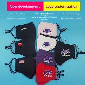 Hoge kwaliteit OEM wasbaar ademend zwart <span class=keywords><strong>100</strong></span>% puur katoen met filter unisex accepteert sample fabrikant extreem lage prijs - Product Image 5