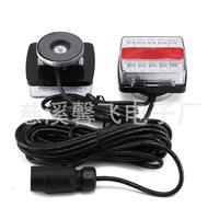 Nouveau kit de feux arrière magnétiques à 16 LED pour remorque GO, avec double plaque d'immatriculation et feux de signalisation