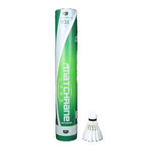 <span class=keywords><strong>Saier</strong></span> M6 Volant de badminton en plumes d'oie de qualité supérieure, liège composite, pour usage professionnel en tournoi, vol stable, vitesse 77, 12 - Product Image 5