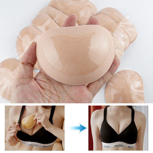 XINRUI Coussinets de poitrine réutilisables auto-adhésifs imperméables, rehausseurs perlés, confortables et invisibles, en mousse, type bande de soutien-gorge - Product Image 1