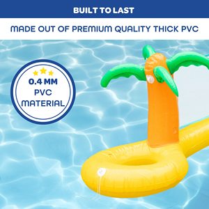 Offre Spéciale : Ensemble de filet de volley-ball géant gonflable en forme de palmier, 12FT, extra large, en PVC durable, jeu de piscine avec ballon, facile à gonfler, pour l'extérieur - Product Image 5