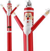 Homme gonflable publicitaire personnalisé de Noël, type Air Sky Wacky Waving Tube Guy, avec souffleur