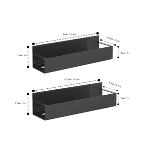 Organisateur magnétique pour réfrigérateur à fixation latérale avec étagères multi-niveaux, idéal pour ranger les épices, les huiles et les condiments dans la cuisine - Product Image 2