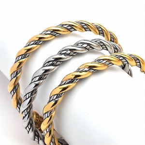 Customized Nordic Viking Fenrir Wolf Head <strong>Torque</strong> Norse Mythology Stainless Steel Wolf Bracelet <strong>Men's</strong> Gift - Product Image 2