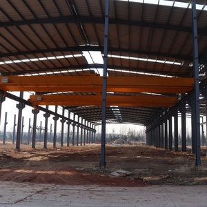 Entrepôt préfabriqué en structure acier sur mesure, économique et durable, pour usine, atelier, hôpital, <span class=keywords><strong>garage</strong></span>, hangar - Product Image 6