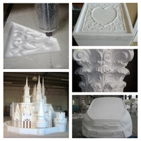 Chine 5 axes 4 axes Machine de découpe mousse 3D gravure et sculpture CNC routeur