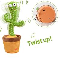 Cactus Électrique Chantant et Dansant en Peluche Douce et Amusante – Offre Spéciale