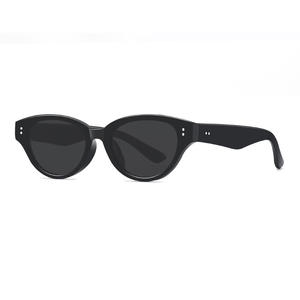Gafas de sol negras con forma de ojo de gato para mujer, montura de PC, protección UV400, parasoles polarizados tipo 3, número de pieza 911 - Product Image 1