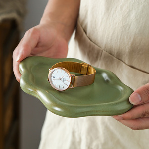 Ins Simple <span class=keywords><strong>Plateau</strong></span> De Rangement Argent Céramique Nuage Snack Assiette Vintage Décoratif Bijoux <span class=keywords><strong>Plateau</strong></span> pour Hôtel Ménage <span class=keywords><strong>Table</strong></span> De Bureau - Product Image 3
