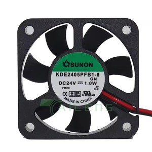 <span class=keywords><strong>KDE2405PFB1</strong></span>-<span class=keywords><strong>8</strong></span> Para Sunon 5cm 5010 50*50*10mm DC 24 v 1.0 W Ventilador de refrigeración de 2 líneas - Product Image 1