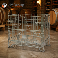 Conteneur à vin pliable empilable pour cave à vin, 4 niveaux, grande capacité
