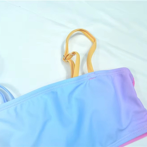 Conjunto de Bikini de <span class=keywords><strong>3</strong></span> Piezas Personalizado con Estampado, Traje de Baño, Ropa de Playa, Moda Femenina, Traje de Baño de Manga Larga, Bikinis y Ropa de Playa - Product Image 6