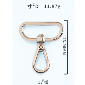 Nueva hebilla giratoria de Metal para bolsos, gatillo de aleación de Zinc resistente, gancho a presión, accesorios de Hardware de Color chapado - Product Image 3