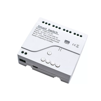 Interrupteur sans fil Tuya Smart Life 4 canaux, émetteur et récepteur RF, contrôle via l'application Smart Life Wifi, commande vocale TUYA Smart avec Alexa