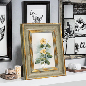 Solid Wood Customized Foldable Modern Photo <b>Frame</b> 4x6 Inch Combined Design Wall <b>Mount</b> - Product Image 3