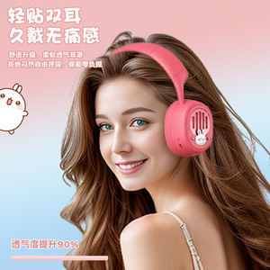Audífonos KE-24 BT 5.3 Inalámbricos Over-Ear Estéreo con Diseño de Conejito - Product Image 2