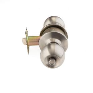 Perilla de puerta redonda cilíndrica de acero inoxidable superventas americana RHETECH, cerradura de un lado con llave y 3 Llaves de latón - Product Image 6