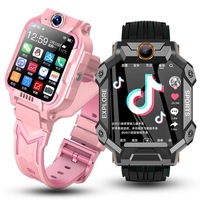 Jam Tangan Pintar GPS 4G F3-21 untuk Anak dengan Kamera Ganda Berputar 360 Derajat, Panggilan Video, Pelacak SOS untuk Anak-anak