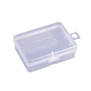 Transparent <b>Plastic</b> Storage <b>Box</b> Rectangle PP 24mm Height With Lid Eco Friendly For Small Item Storage - Product Image 4