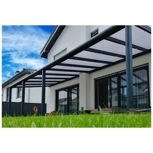 Outdoor Garden Room Aluminium sun protection terrace Glass Terrace Roof Balcony aluminum terrace canopy