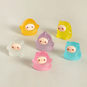 ตุ๊กตาเรซิ่นรูปเอลฟ์ผีเรืองแสงในที่มืด น่ารัก ตกแต่งโต๊ะทำงานหรือรถยนต์ - Product Image 1