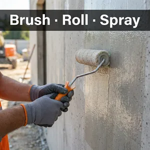 Revestimiento Impermeable Transparente para Paredes Exteriores, Pintura Impermeable Transparente, Capa Impermeable Invisible para Fachadas - Product Image 4