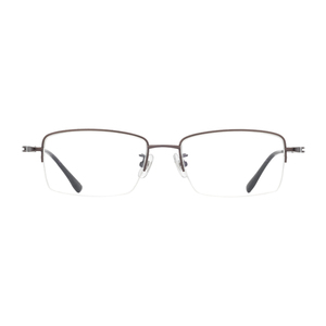 Gọng Kính Mắt Thời Trang Cho Nữ, Gọng Kính Nửa Gọng Kim Loại Màu Tùy Chỉnh Quang Học Mới Nhất - Product Image 1