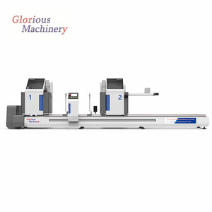 China fábrica de doble cabeza <span class=keywords><strong>VI</strong></span> cortar la puerta de la ventana máquina para hacer de perfil de aluminio de la venta caliente - Product Image 1
